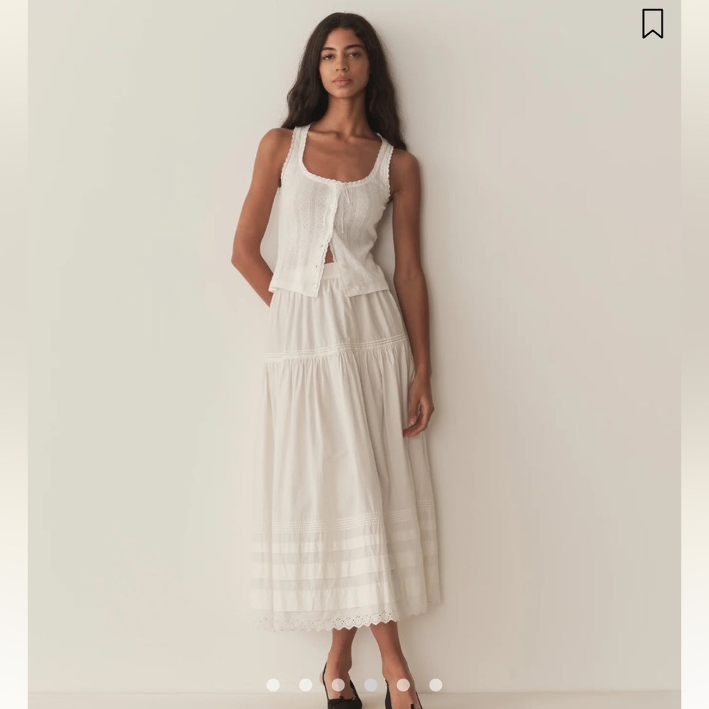 Doen Sebastiane Skirt in Powder